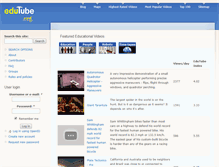 Tablet Screenshot of edutube.org
